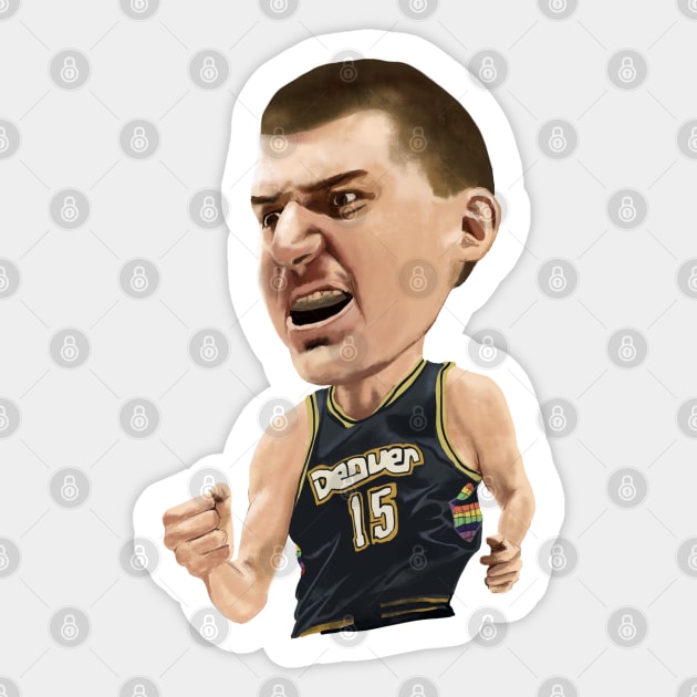 Jokic! Sticker by ericjueillustrates